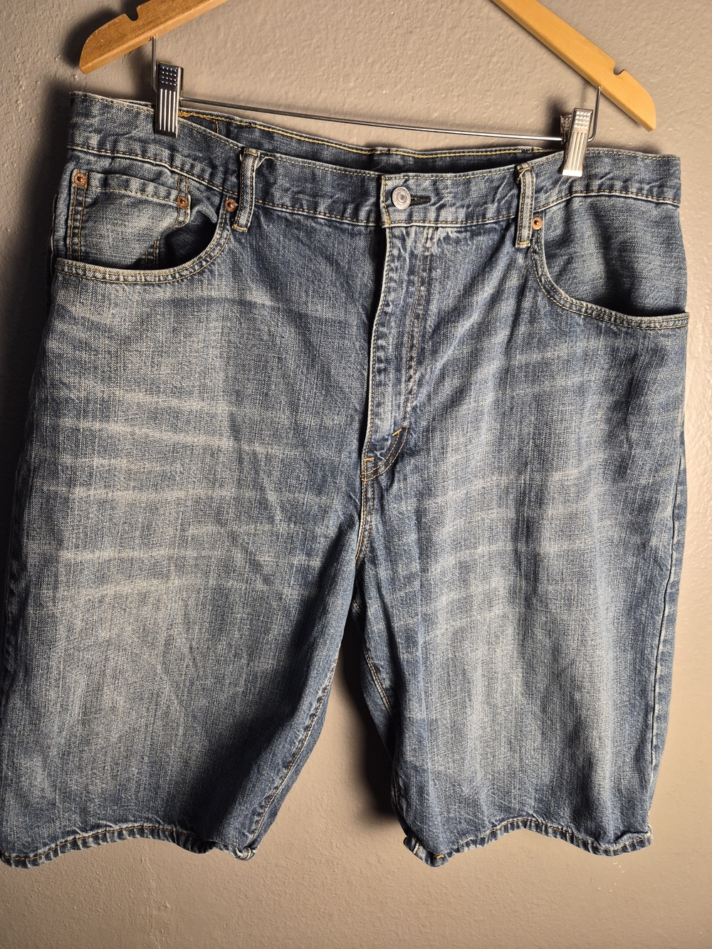 Levi 569 Wash Denim Shorts